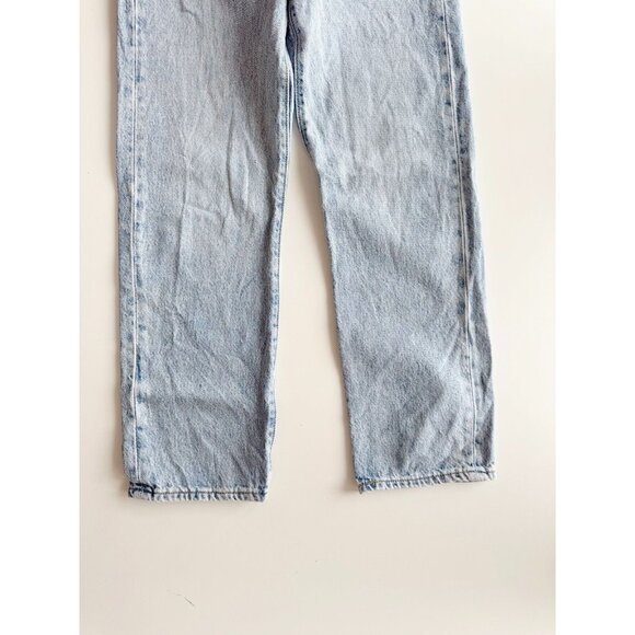 LEVI'S Wedgie Straight Montgomery Baked Light High Rise Cropped Jeans, Size 25 - Picture 7 of 15